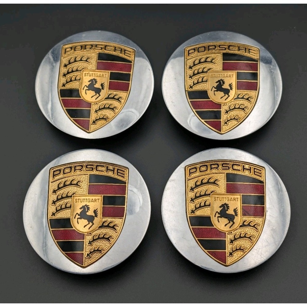 Vintage Porsche 911 Early Models Center Caps Metal